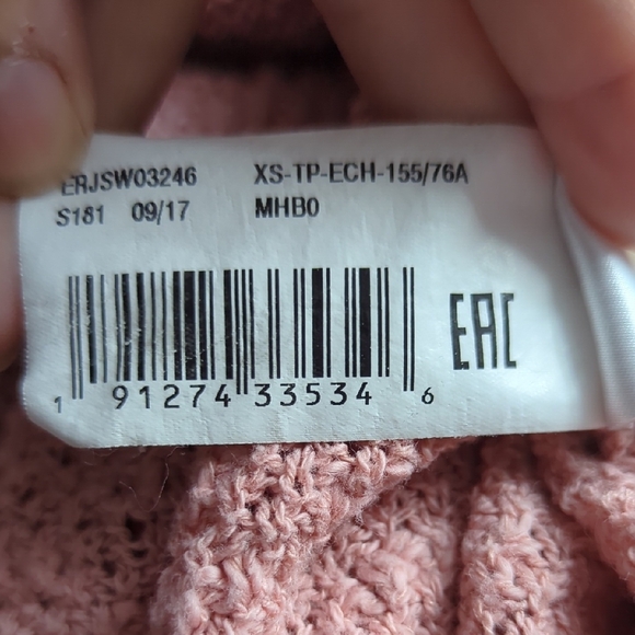 Roxy Blush Pink Women's Cardigan - Picture 7 of 7